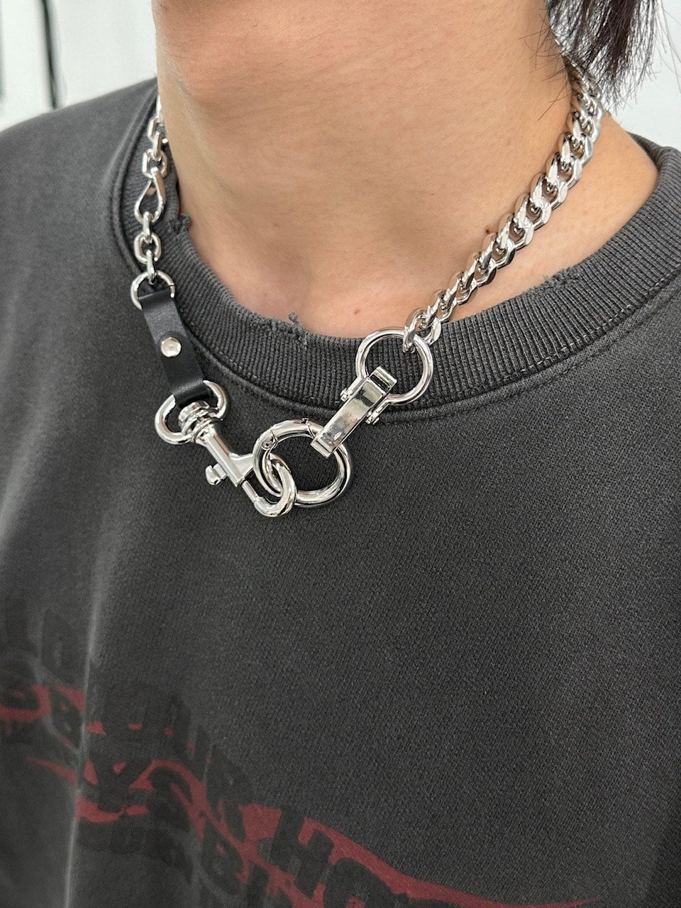 大阪店WEB限定【Chikashitsu +】original necklace 2 (2color)