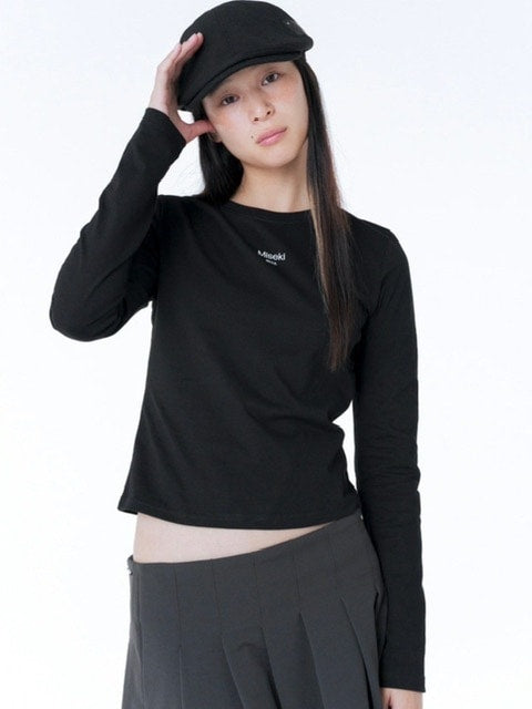 【Miseki seoul】Mini logo long sleeves
