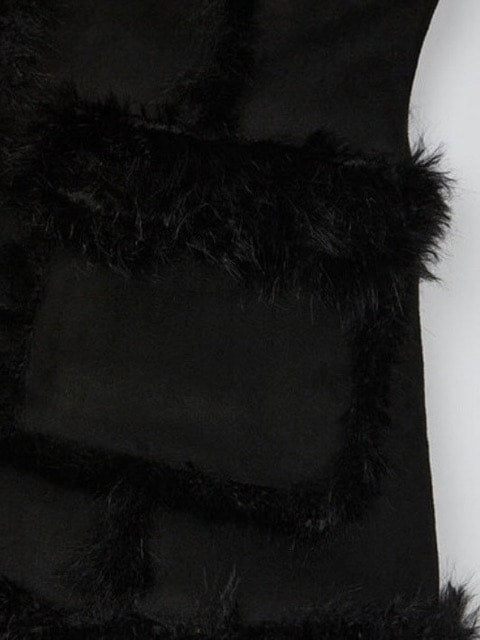 【NOT KNOWING】HOURGLASS MOUTON FUR COAT / 【ノットノーイング】アワーグラスマウンテンファーコート