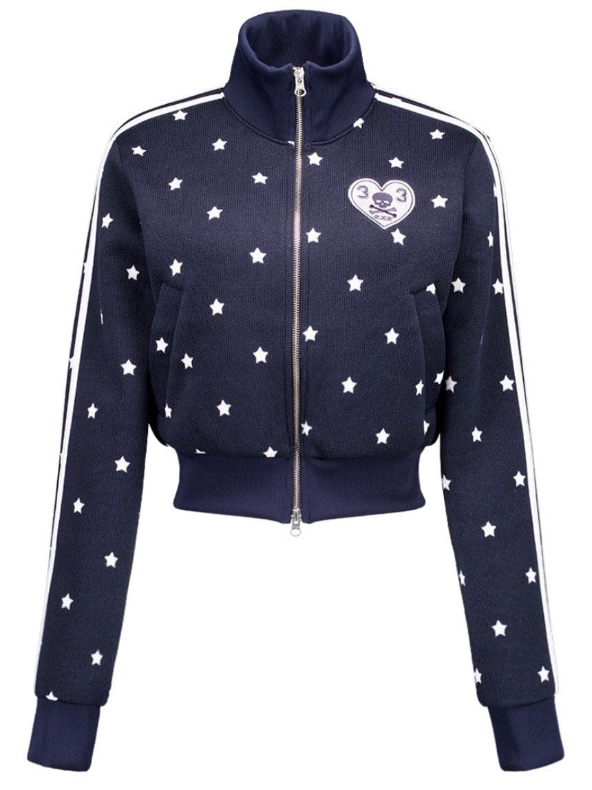 【SETUP‐EXE】STAR SPORTY ZIP-UP / 【セットアップエグゼ】スタースポーティージップアップジャケット