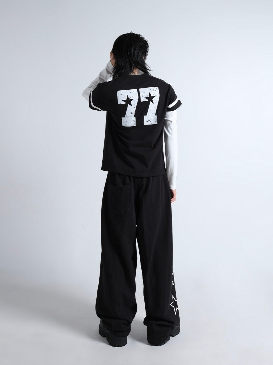 【IFEELLUCKY】Lucky army big sweat pants / 【アイフィールラッキー】ラッキーアーミービックスウェットパンツ
