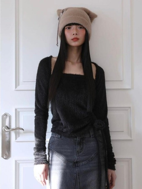 【Uglyshadow】ANGORA CAT BEANIE