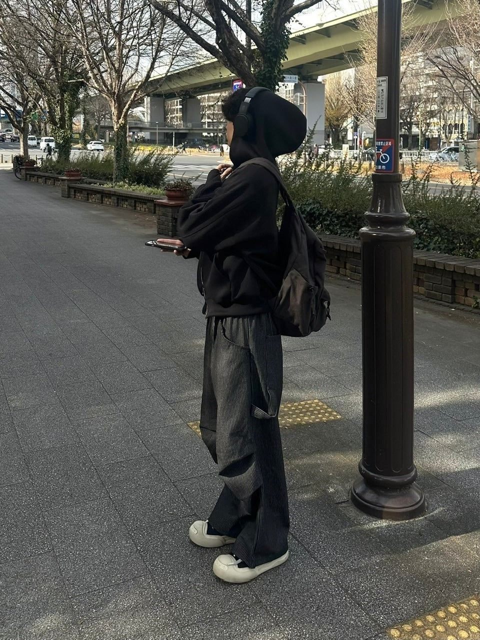 受注制【youll】stripe carpenter pants (2color)