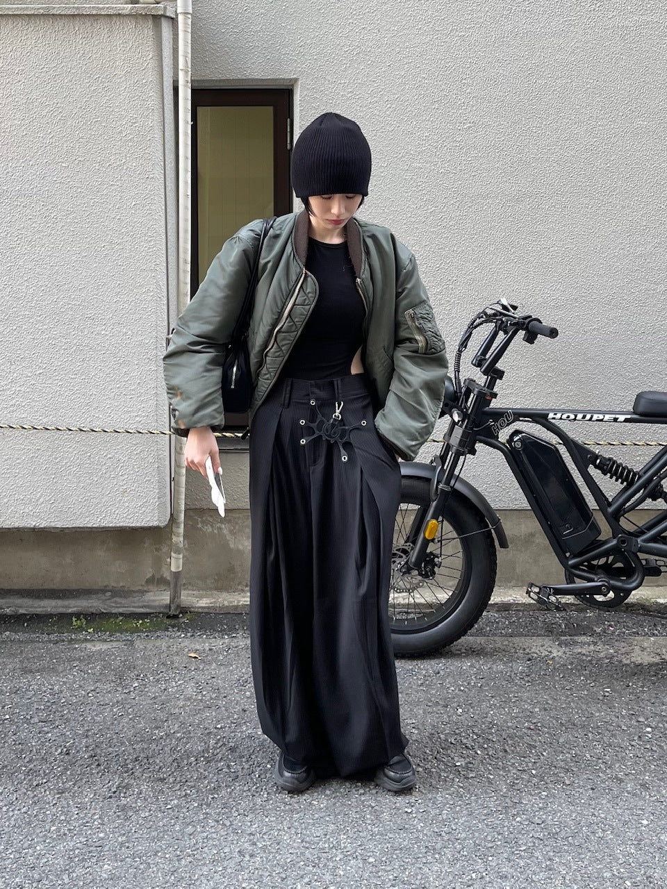 【oaks】side slit long sleeve (2color)