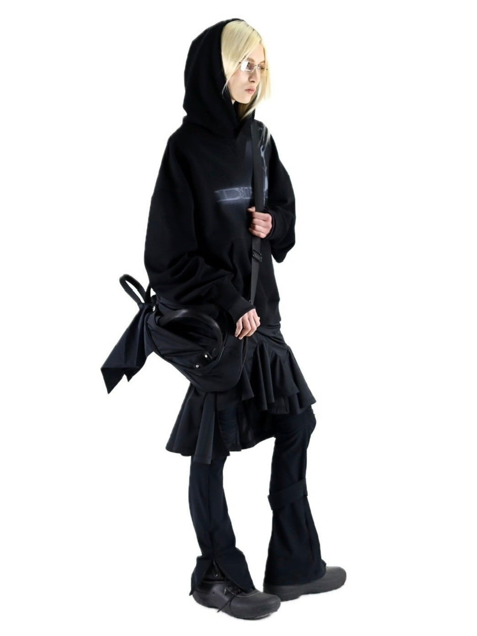 【DIFFERENTIS】Draped Jersey Skirt