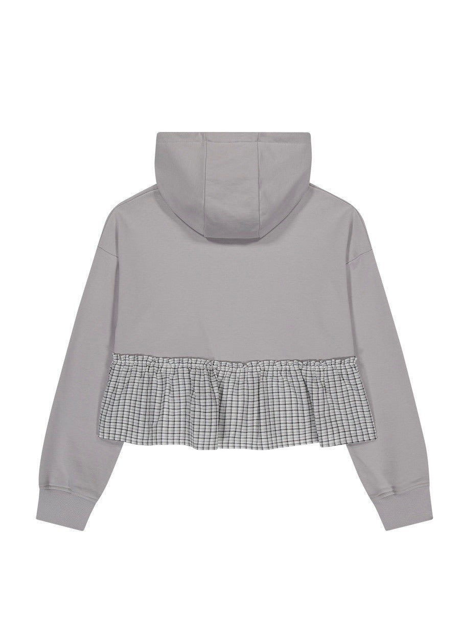 【TUOMIO】FRILL LAYERED HOOD