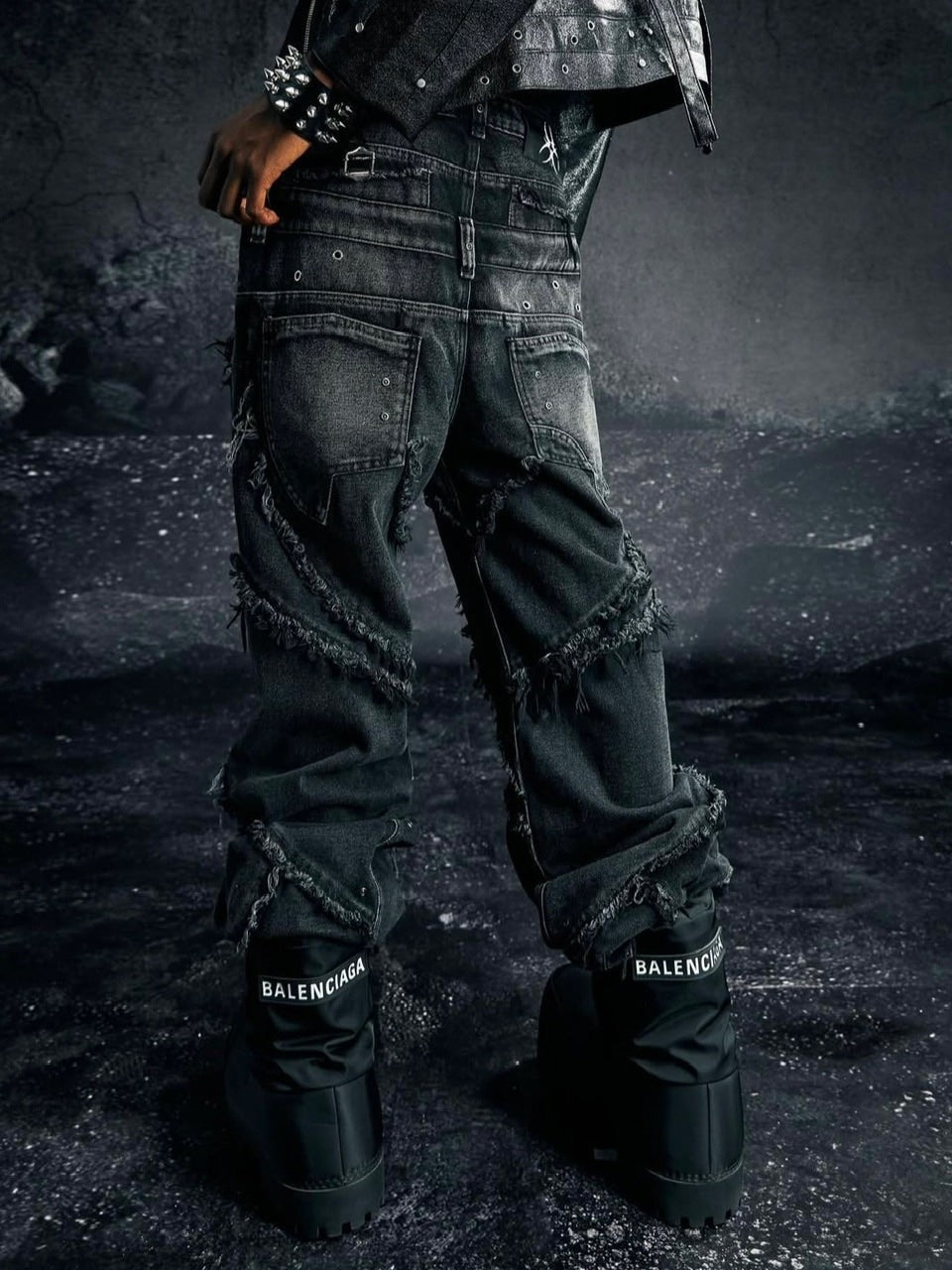 【Cozy world Wide】00 KNIGHT CLUB BAGGY FLARE JEANS