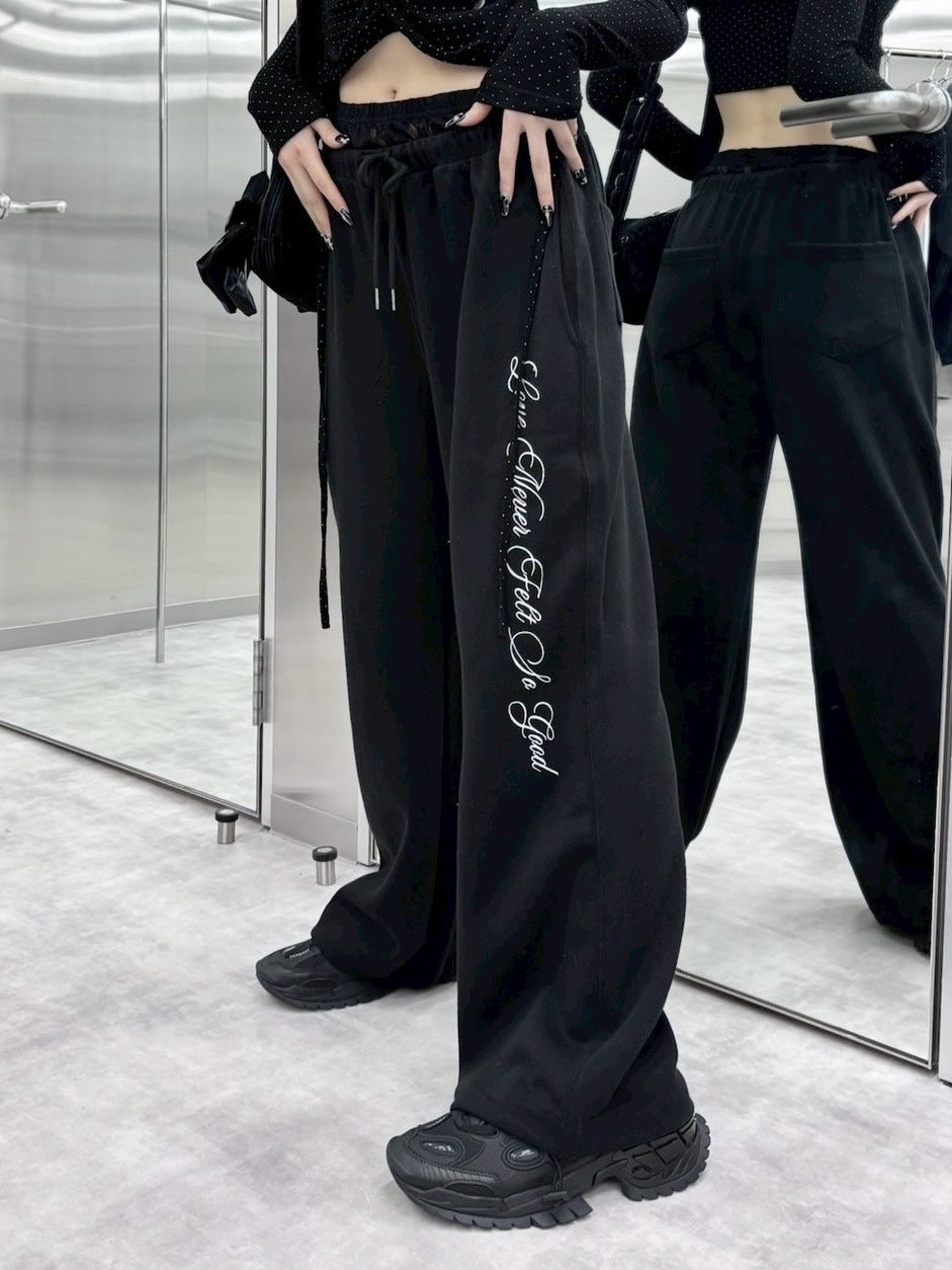 受注制【nmtc +】lace layered sweat pants (2color) / 【エヌエムティーシープラス】レースレイヤードスウェットパンツ