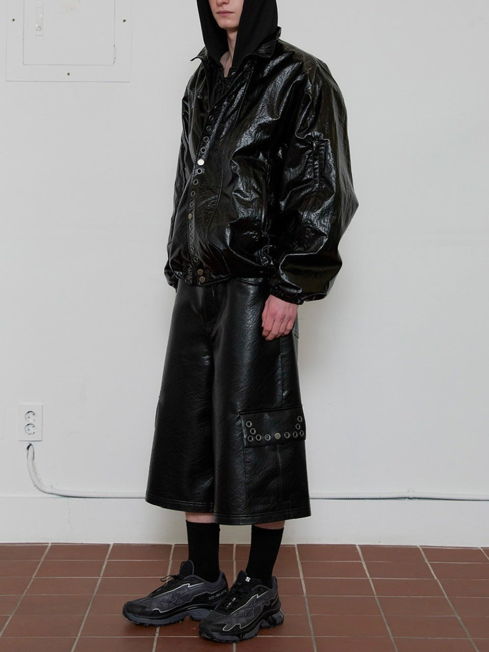 【ESC STUDIO】eyelet wind breaker jacket