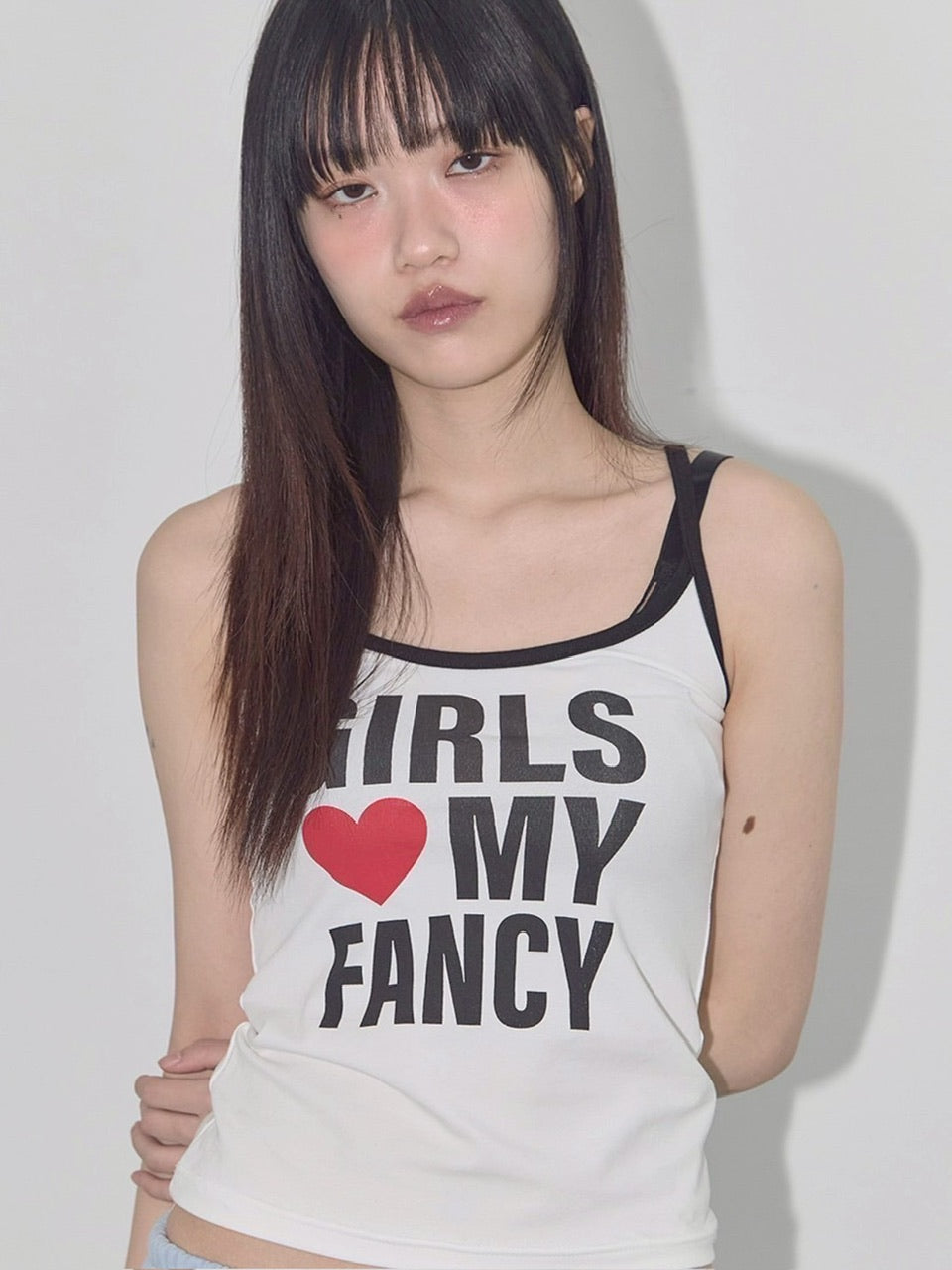 【FANCY CLUB】GIRLS MY FANCY SLEEVELESS / 【ファンシークラブ】プリントキャミソール