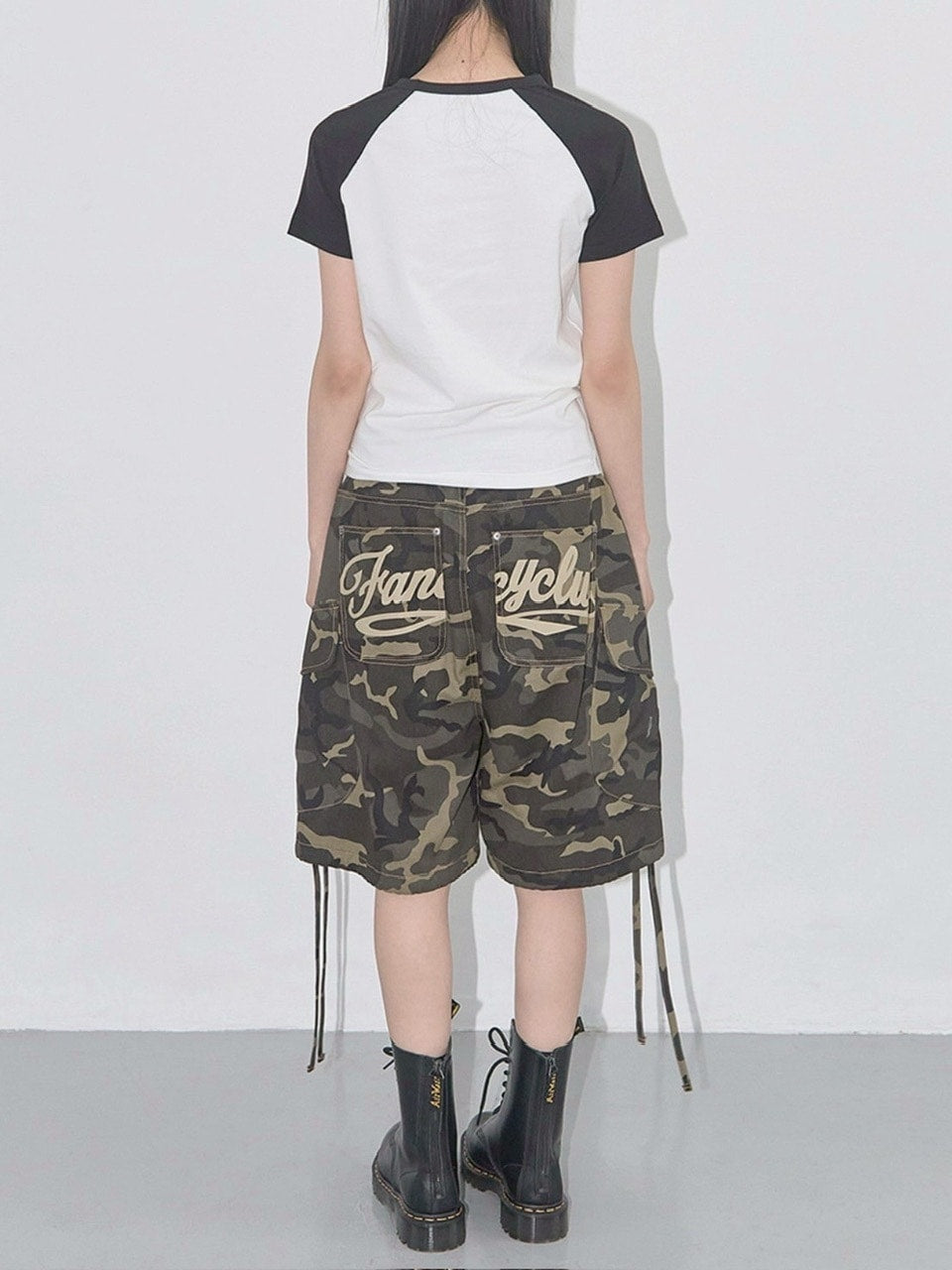 【FANCY CLUB】GIRLS MY FANCY TEE / 【ファンシークラブ】ラグランロゴ半袖Tシャツ