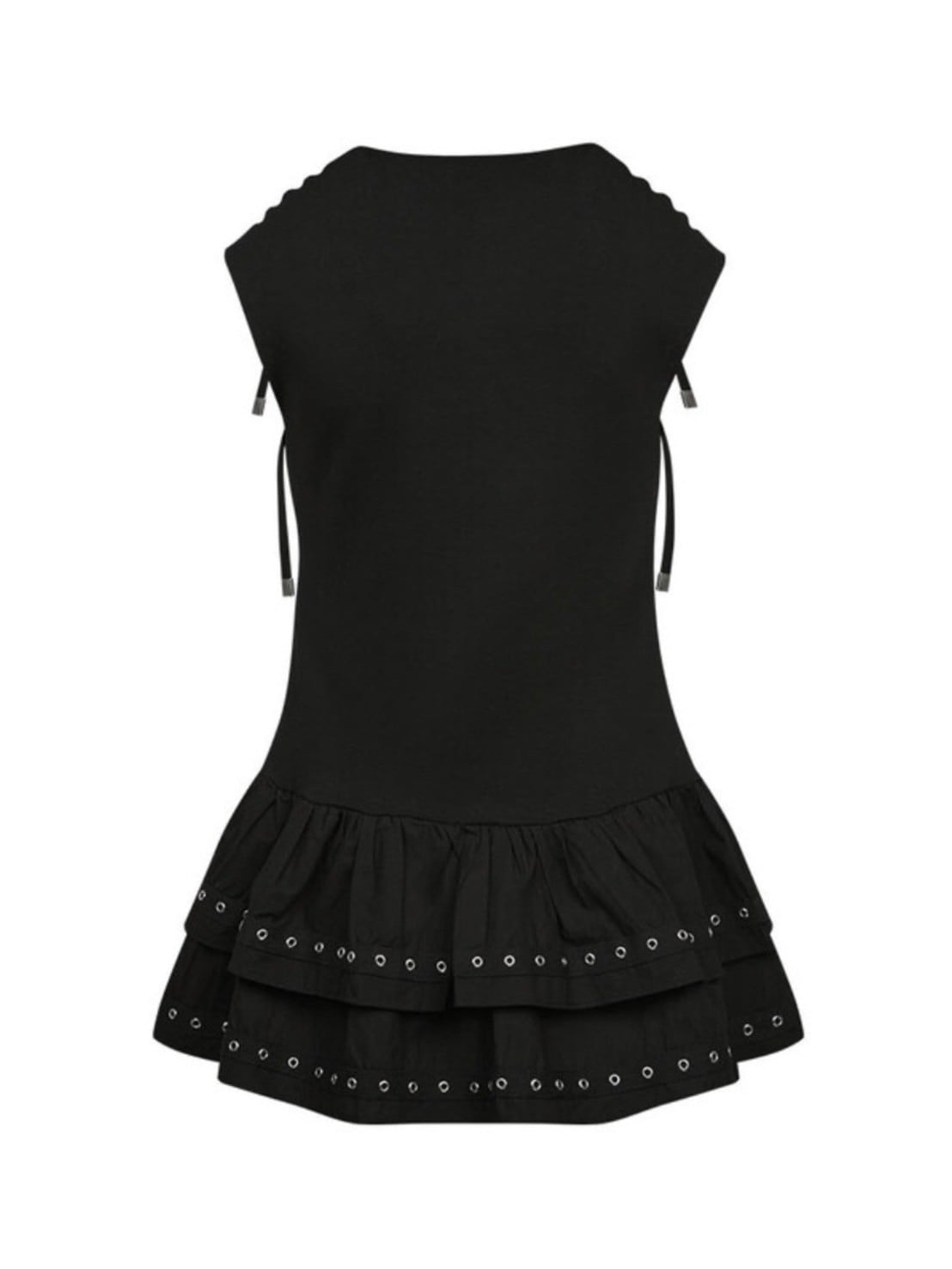 【NOT KNOWING】Eyelet Sleeveless Tee OPS