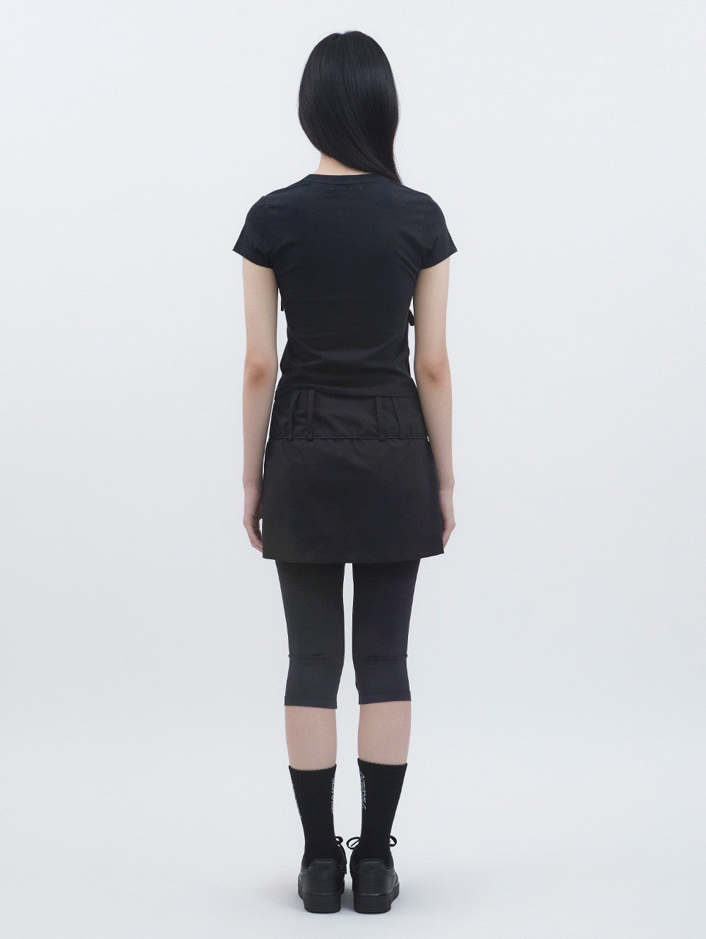 【TUOMIO】RIBBON LAYERED SHORT SLEEVES