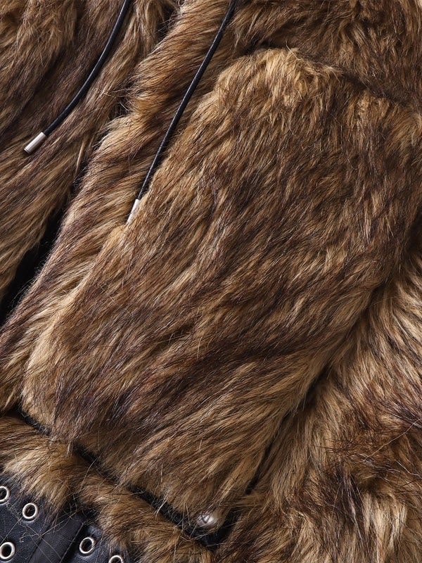 【The Boy Has No Patience】BLOOD MOON NIGHT BOXER ECO-FRIENDLY FUR COAT