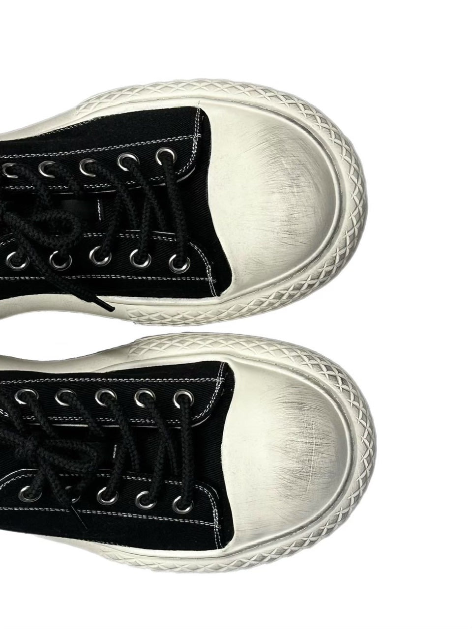 受注制【Chikashitsu +】volume toe canvas sneaker (2color)