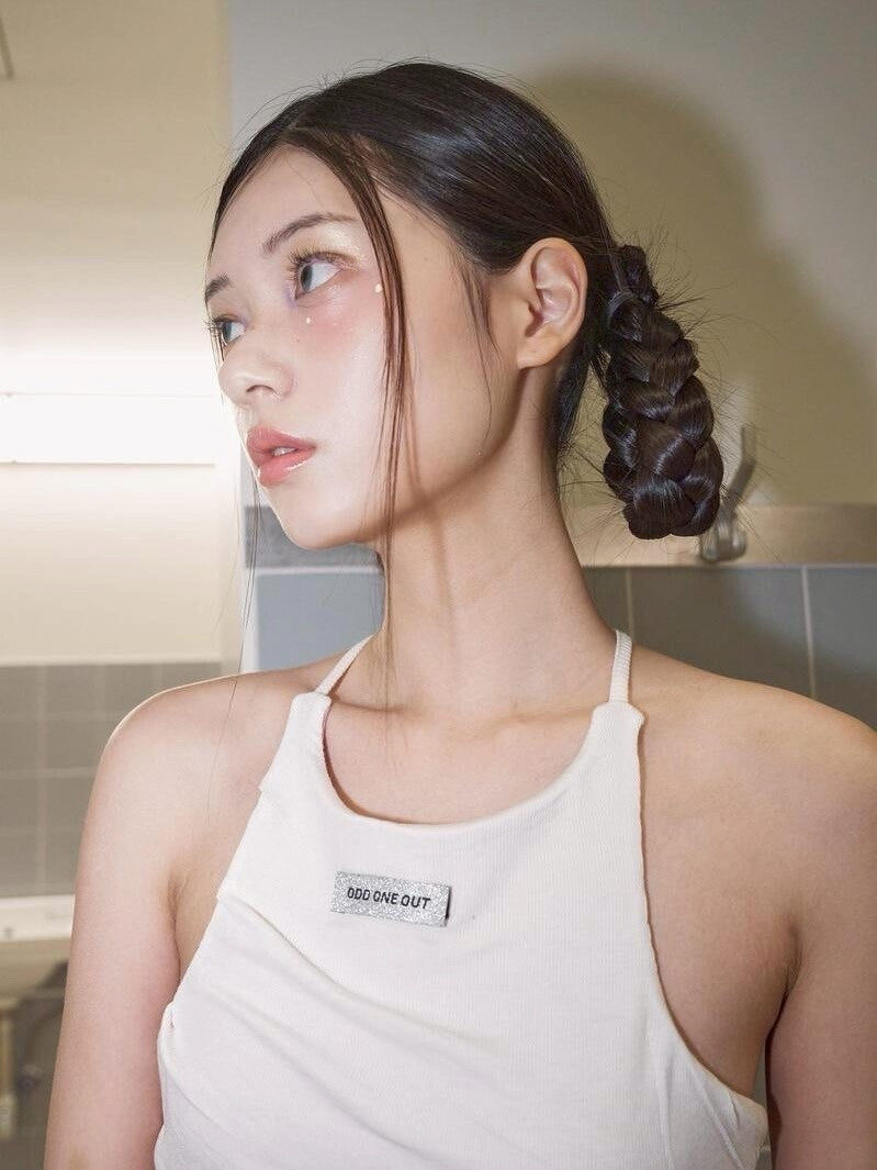 【ODDONEOUT】BACK STRING HALTER NECK TOP