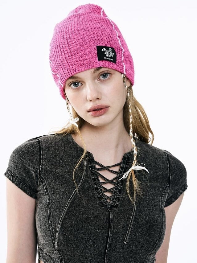 【ODDONEOUT】Washing denim Vneck top / 【オッドワンアウト】ウォッシングデニムVネック半袖Tトップス