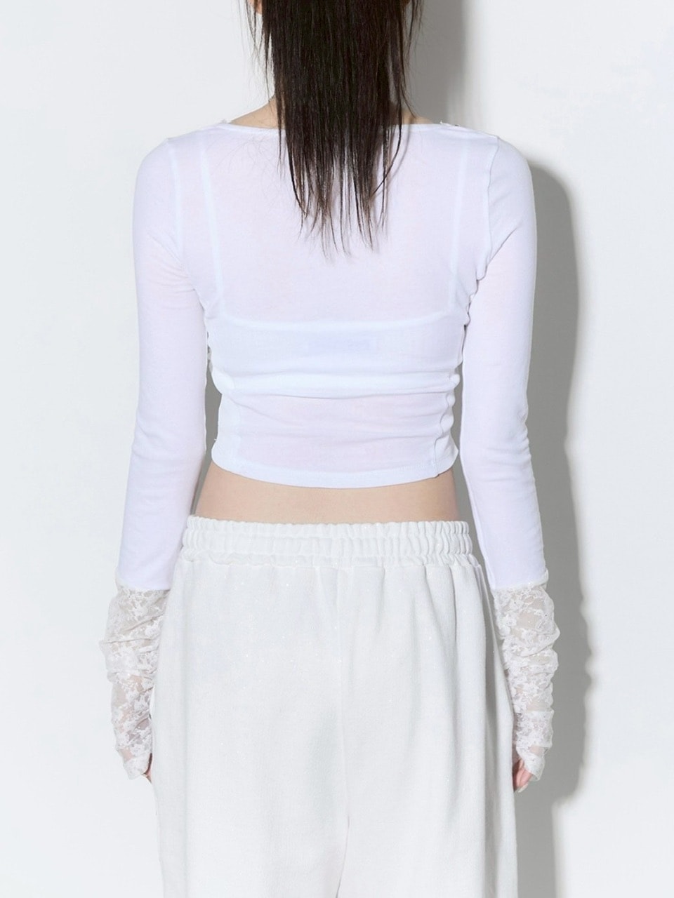 【CHERRYQUIRI】corset stud long sleeve