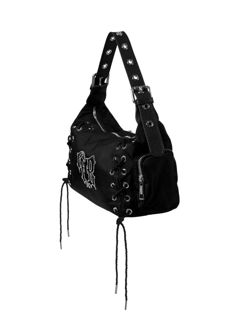 【BLACK PURPLE】Glow Corset Bag