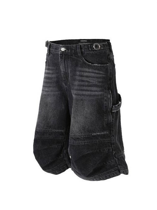 【roaringrad】CARPENTER BERMUDA DENIM PANTS