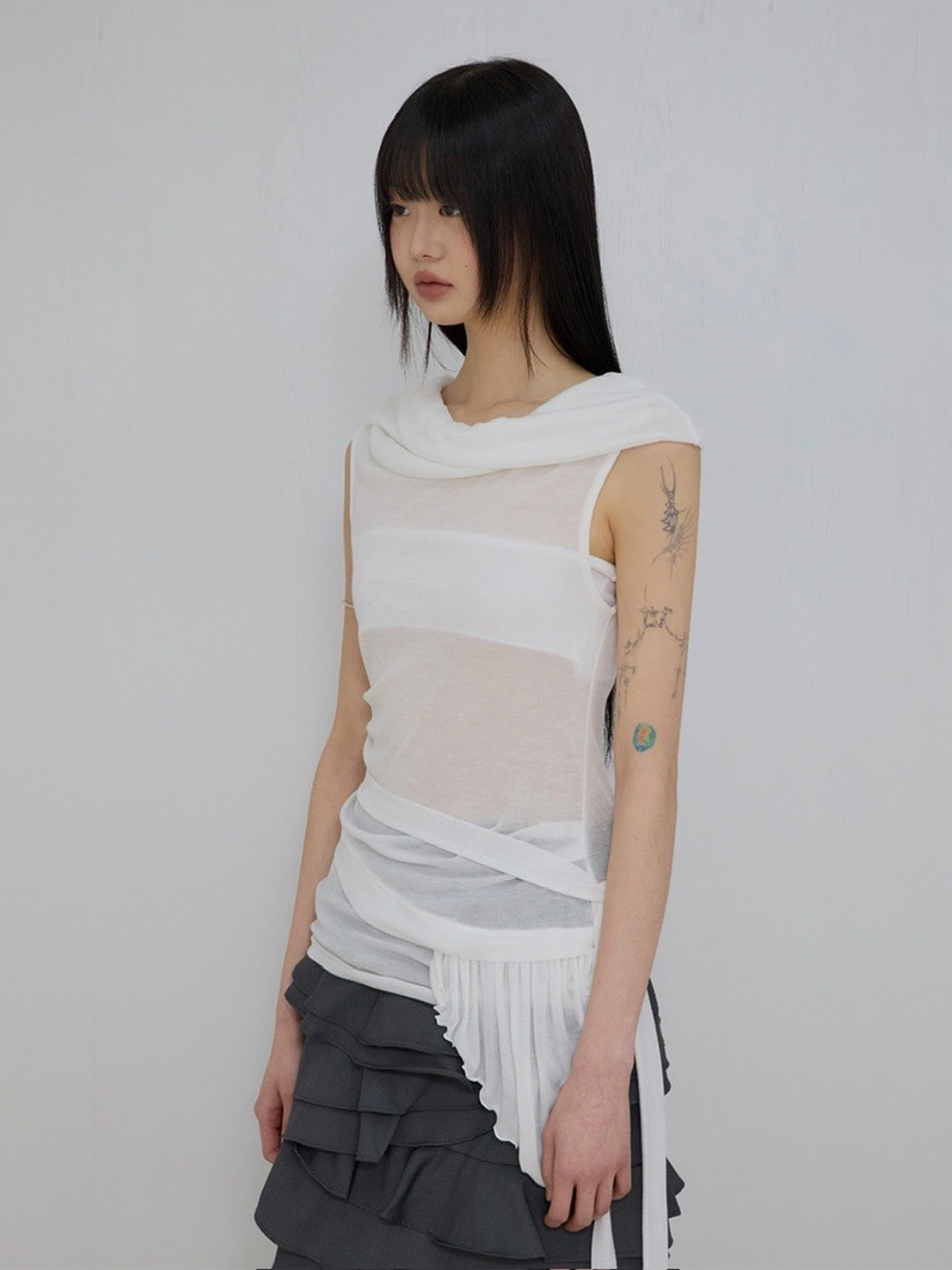 【FLAREUP】Faye Frill Sleeveless