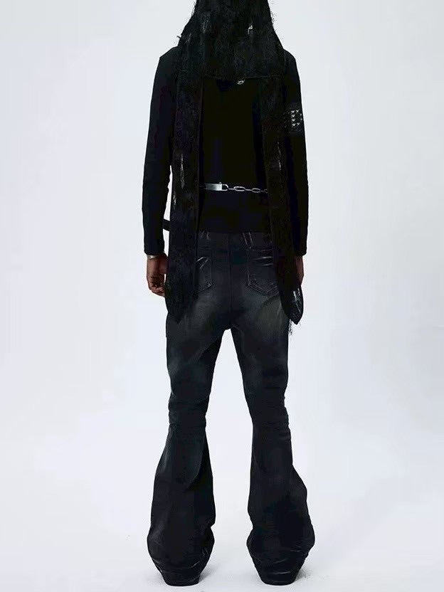 【DND4DES】ROUGH STRETCH FLARED JEANS