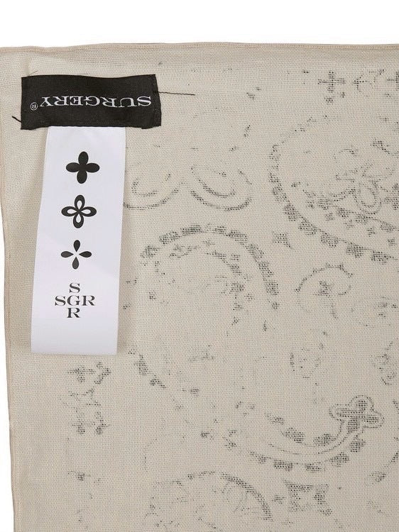 【SURGERY】surgery clover paisley scarf