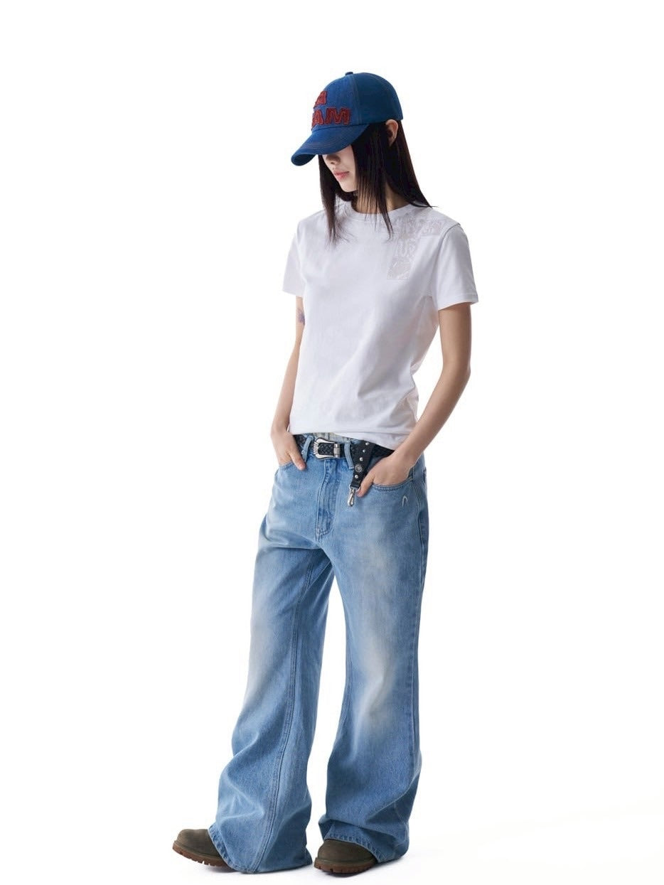 【AAKAM】CROS2 Printed Half Top