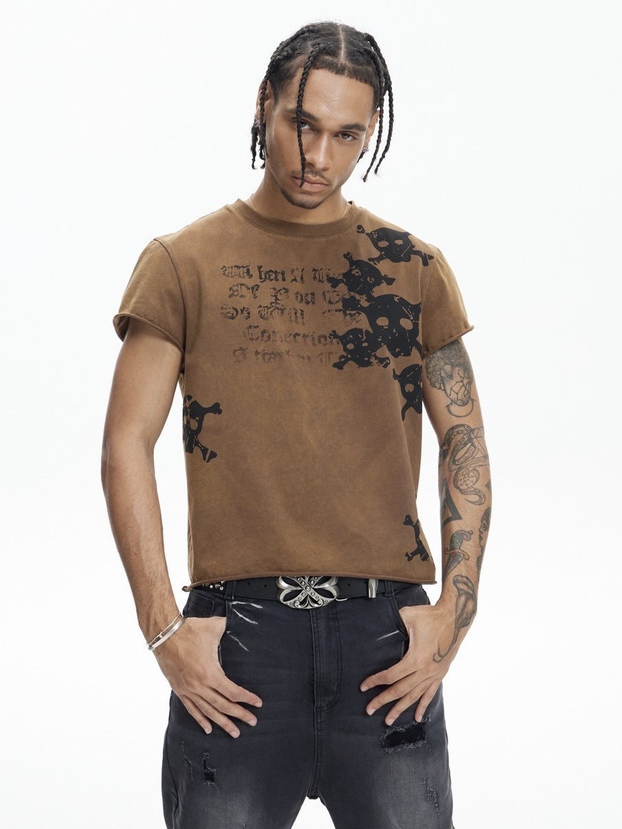 【DND4DES】SKULL WAISTCOAT T-SHIRT