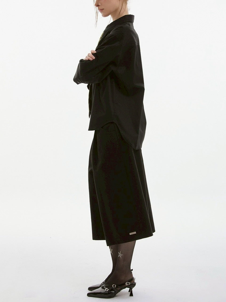 【ESC STUDIO】shaky tie chil shirt/ 【イーエスシーステュディオ】シェイキータイチル半袖シャツ