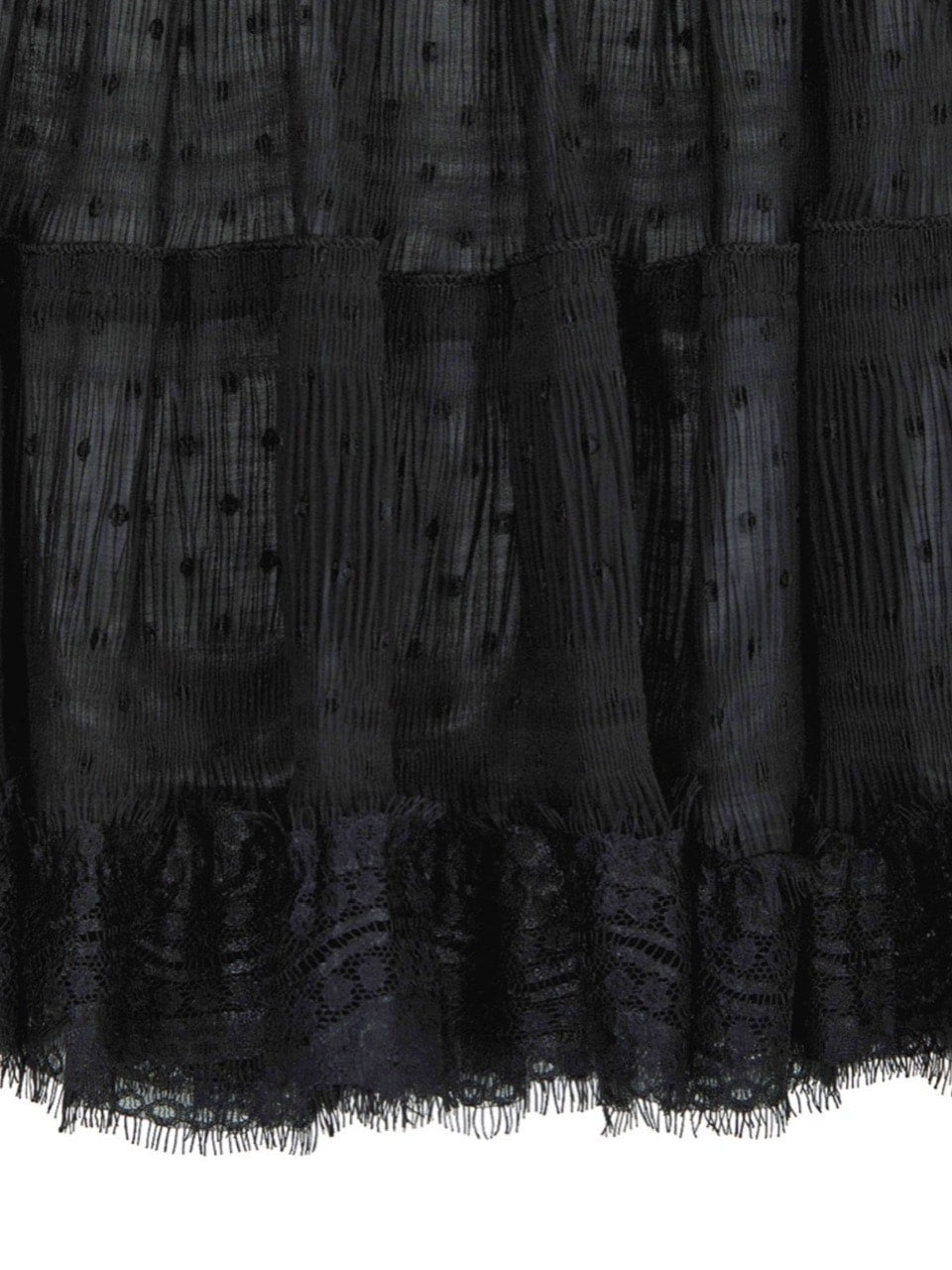 【FLAREUP】Layered Dot Ruffle Skirt