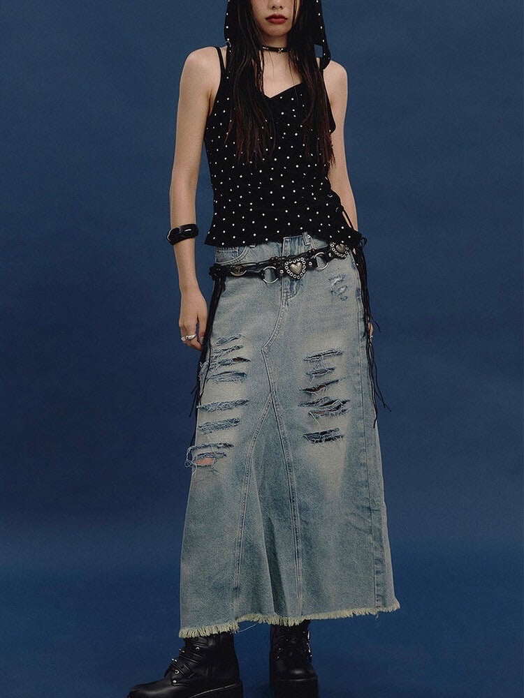 【NOT KNOWING】Eyelet Lace Up CAMI Hoodie / 【ノットノーイング】アイレットレースアップキャミパーカー