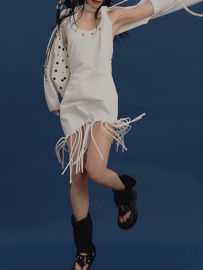 【NOT KNOWING】Braided Dot Shoulder Bag / 【ノットノーイング】ブレイデッドドットショルダーバッグ