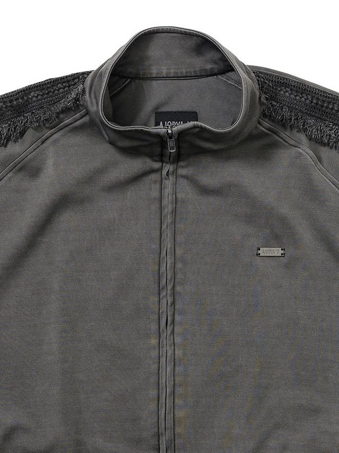 【AJOBYAJO】Lace Trimming Raglan Track Jacket【アジョバイアジョ】レーストリミングラグラントラックジャケット