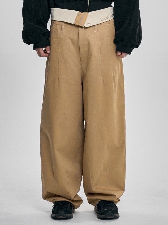 【AJOBYAJO】High Waist Oversized Pants / 【アジョバイアジョ】ハイウエストオーバーサイズカーゴパンツ