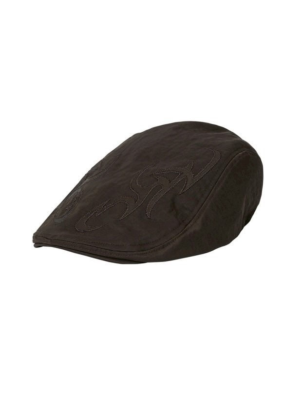 【AJOBYAJO】Tribal Logo Nylon Flat Cap / 【アジョバイアジョ】トライバルロゴナイロンハンチング帽