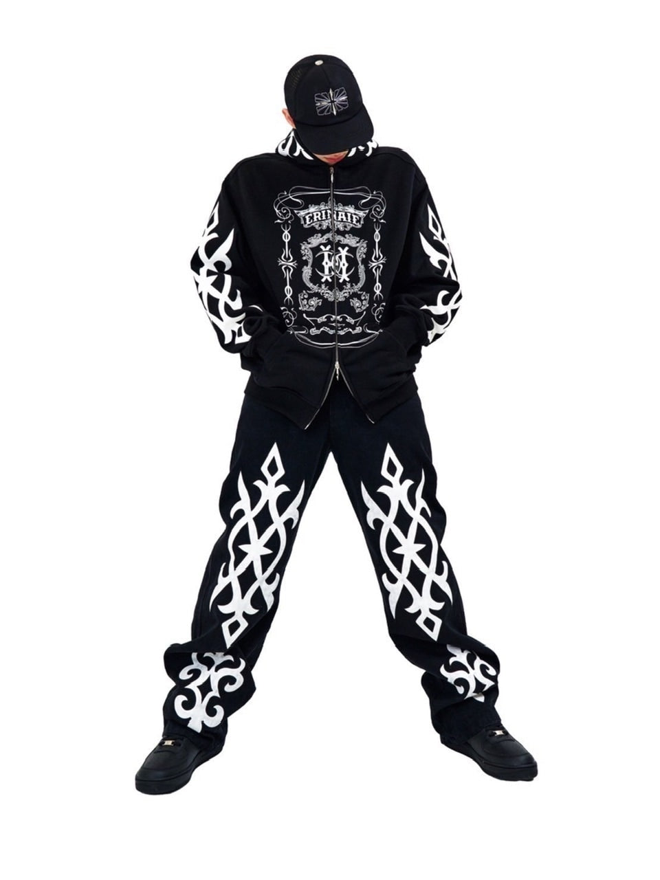 【E RIN AI E】TRIBAL PARTY HOODIE