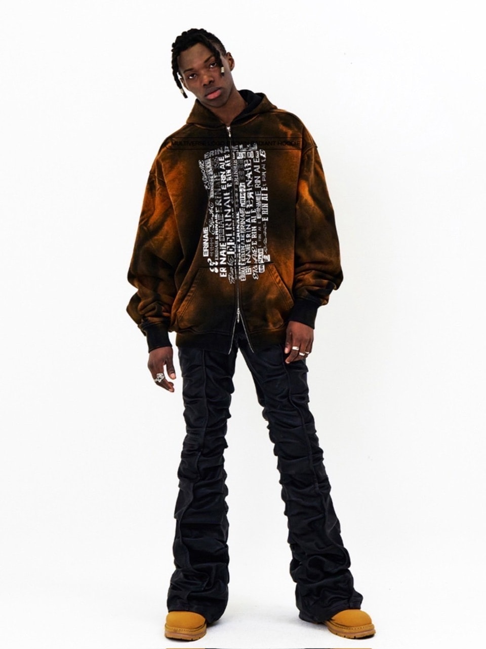 【E RIN AI E】MULTIVERSE LOGO RADIANT HOODIE