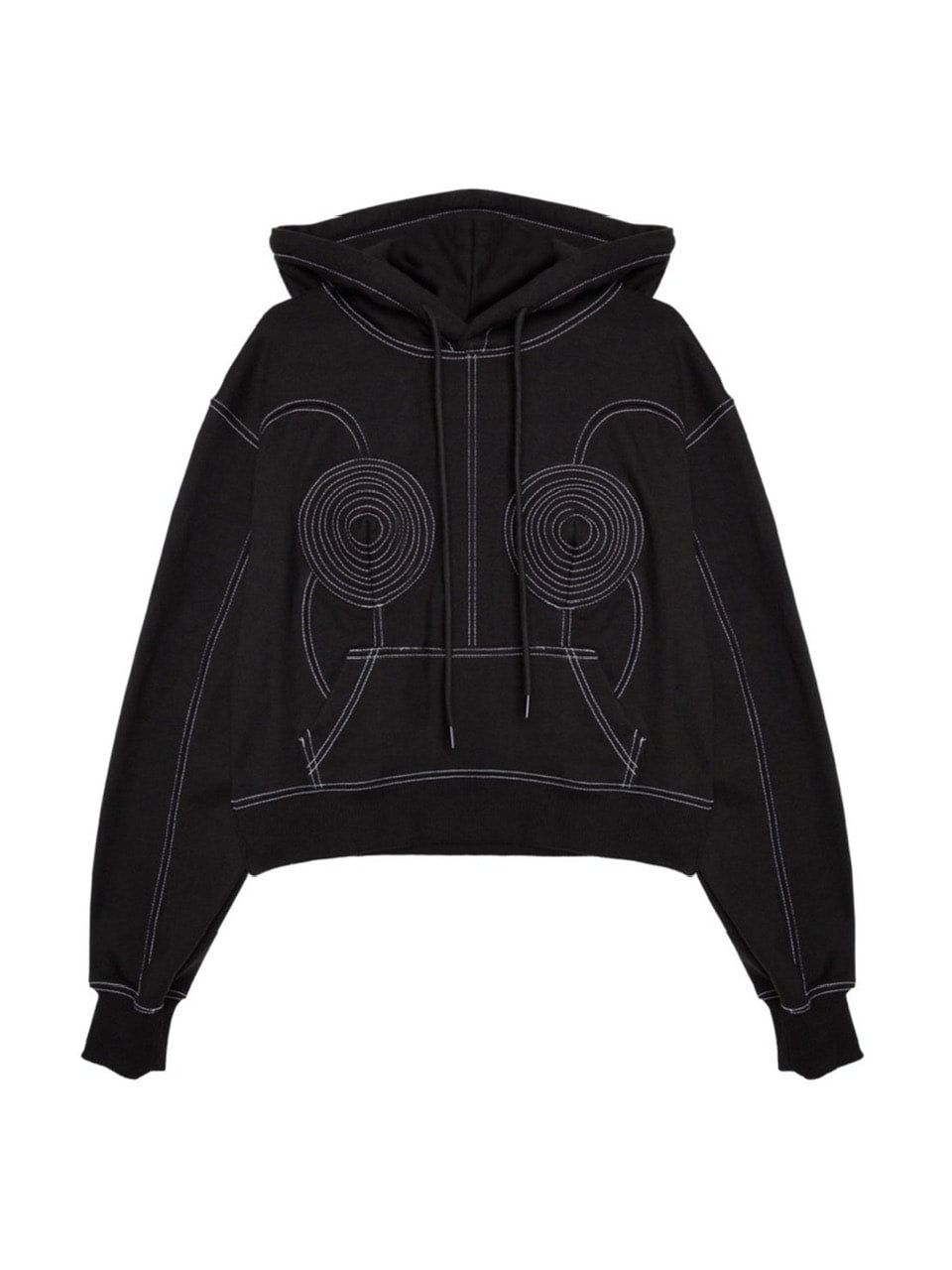 【E RIN AI E】JPG CORSET HOODIE