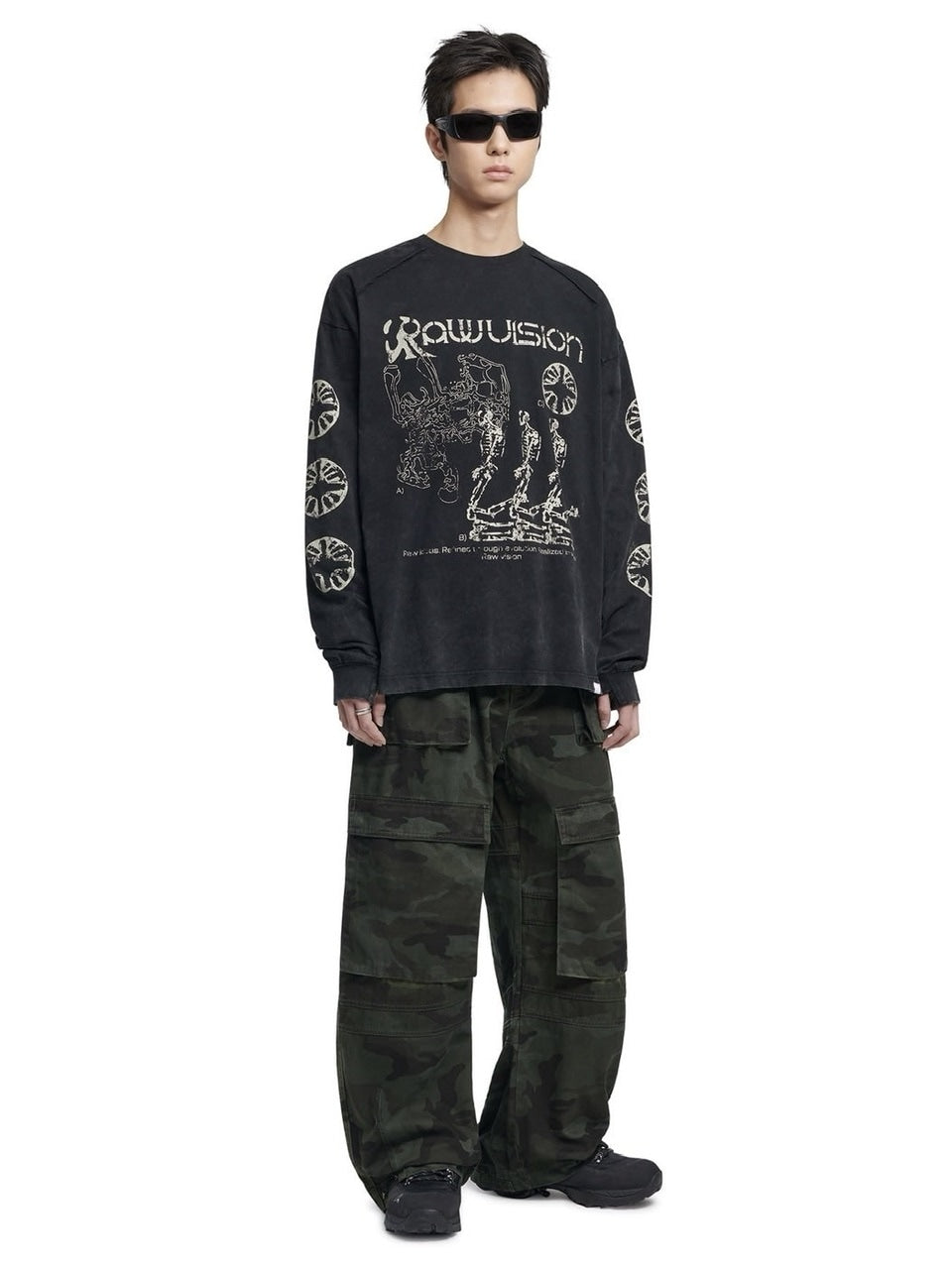 【NOMANUAL】S.I LONG SLEEVE TEE