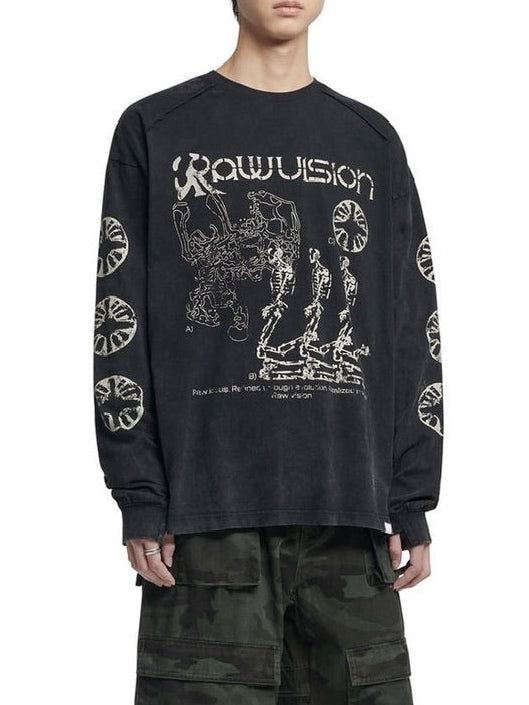 【NOMANUAL】S.I LONG SLEEVE TEE