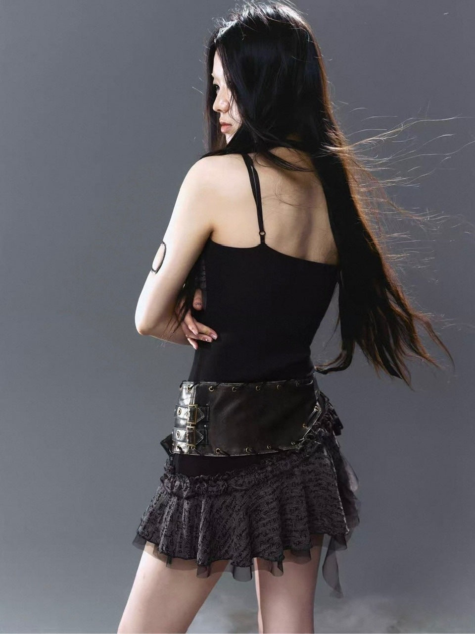 【Cest Nous】Leather Corset Belt / 【セヌー】コルセットベルト