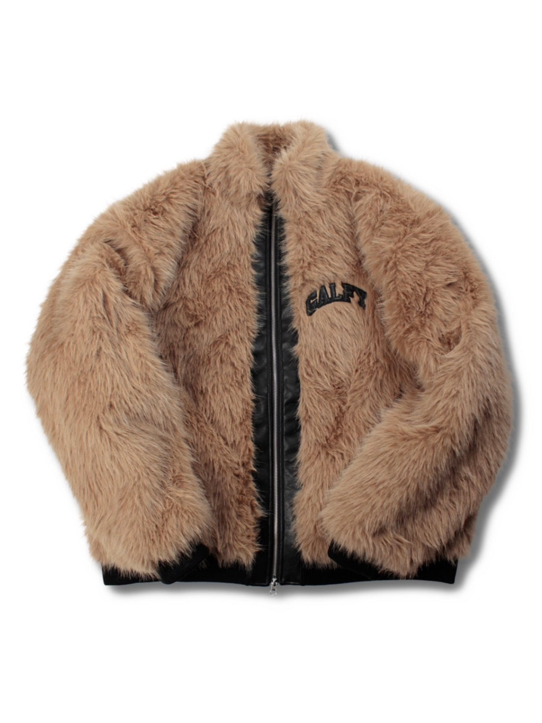 【GALFY】お金大好きファーブルゾン / 【ガルフィー】ロゴプリントファーブルゾン