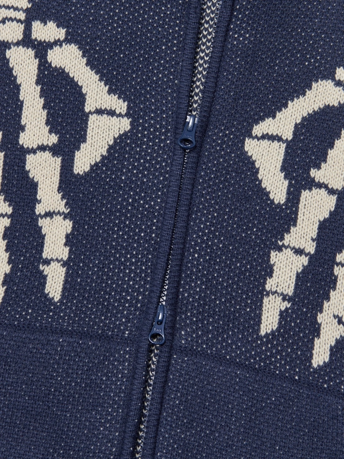 【NOMANUAL】NM SKULL HAND COWICHAN HOODED ZIP-UP