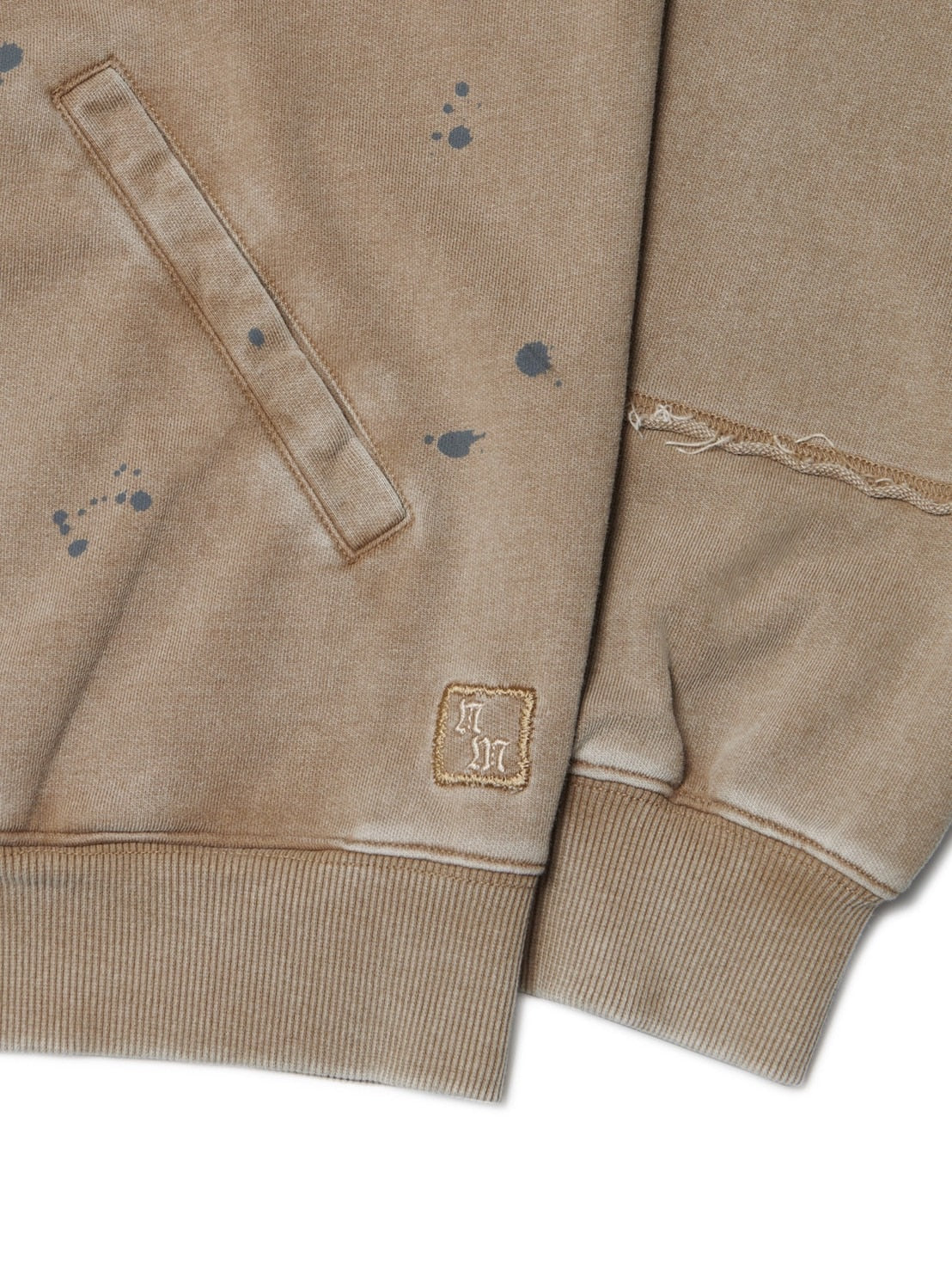 【NOMANUAL】DETACHED PATCH HOODED ZIP-UP