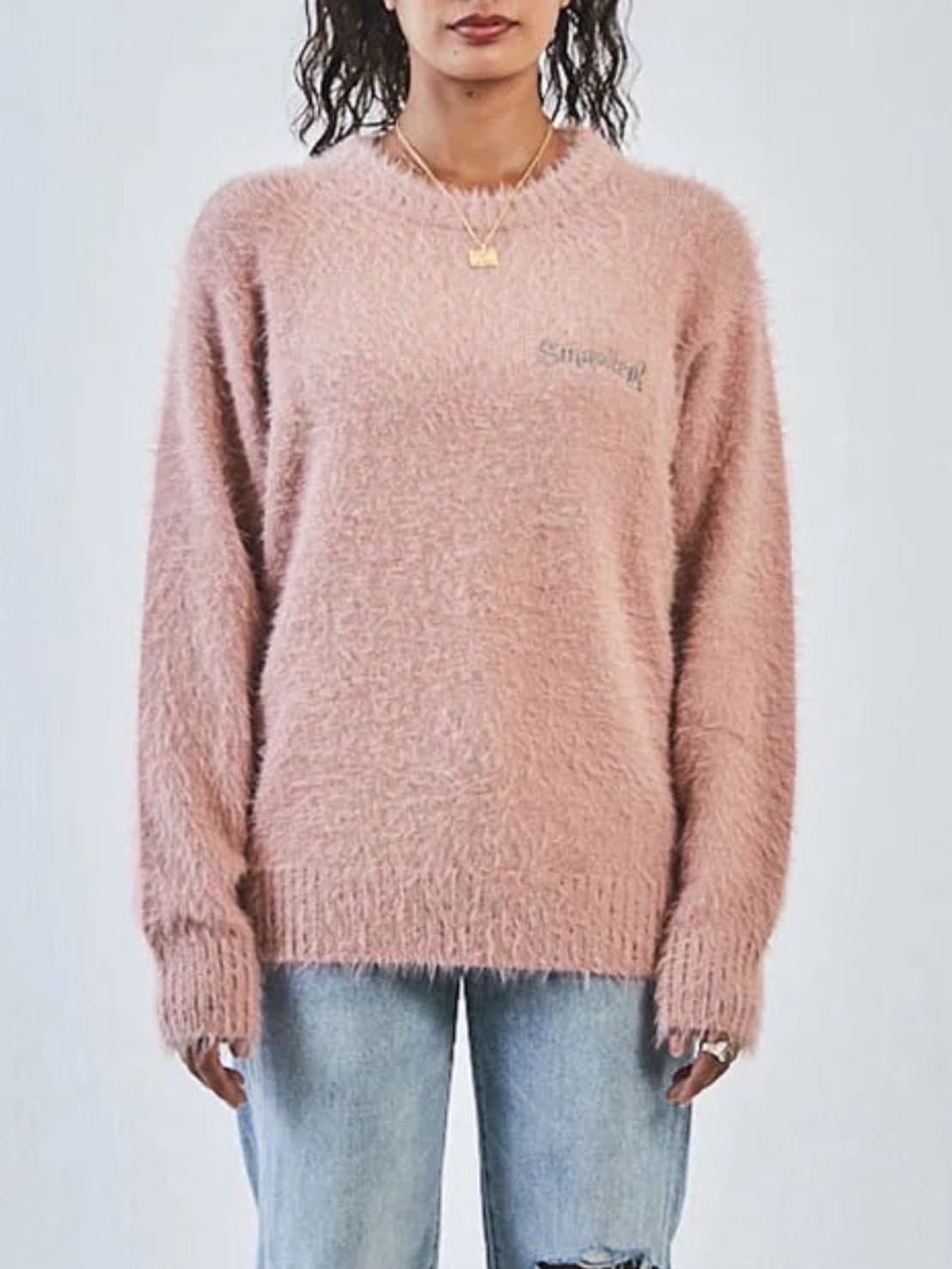 【SUPPLIER】Cross Shaggy Knit / 【サプライヤー】クロスロゴシャギーニット