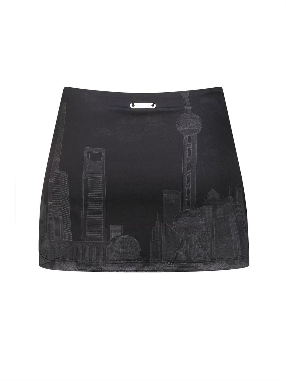 【NACHE】DRAWING SKIRT PANTS