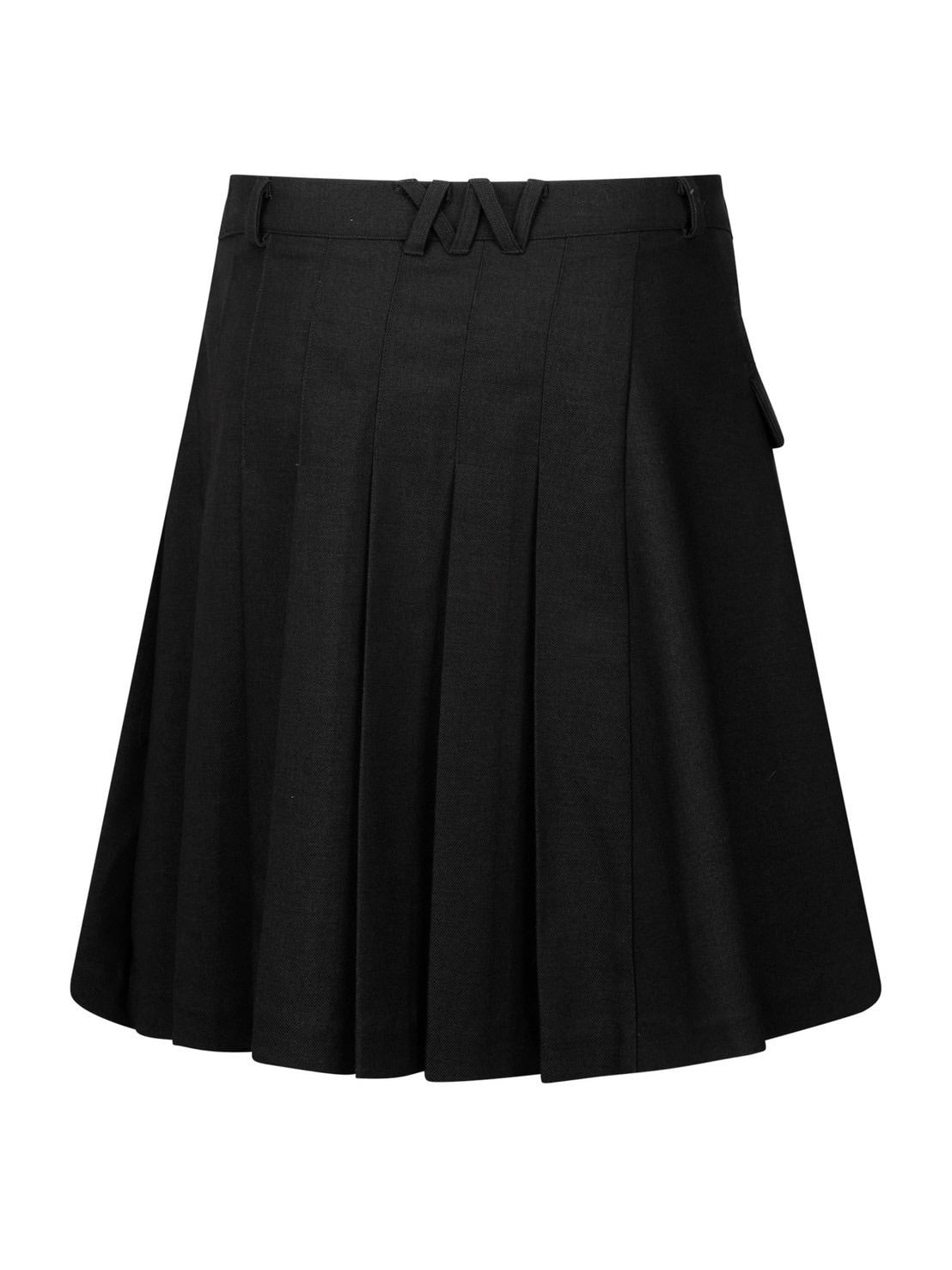 【NACHE】MAGNETIC PLEATED MIDI SKIRT