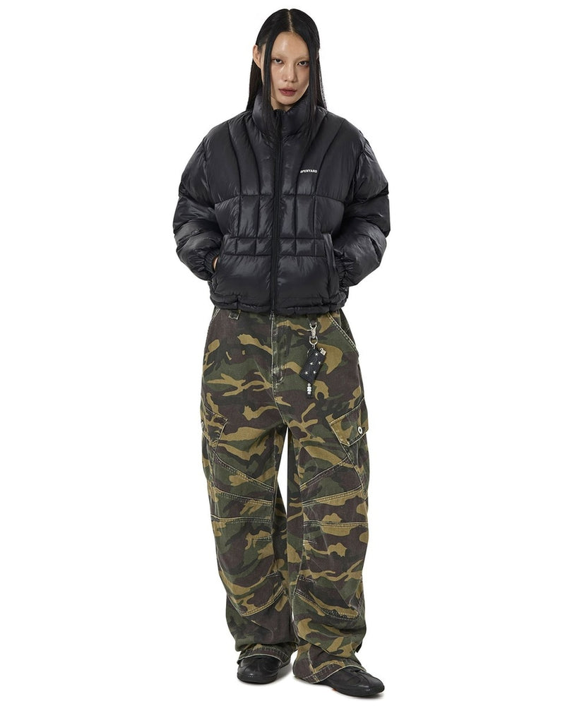 【OY】VERTICAL PANEL PUFFER JACKET