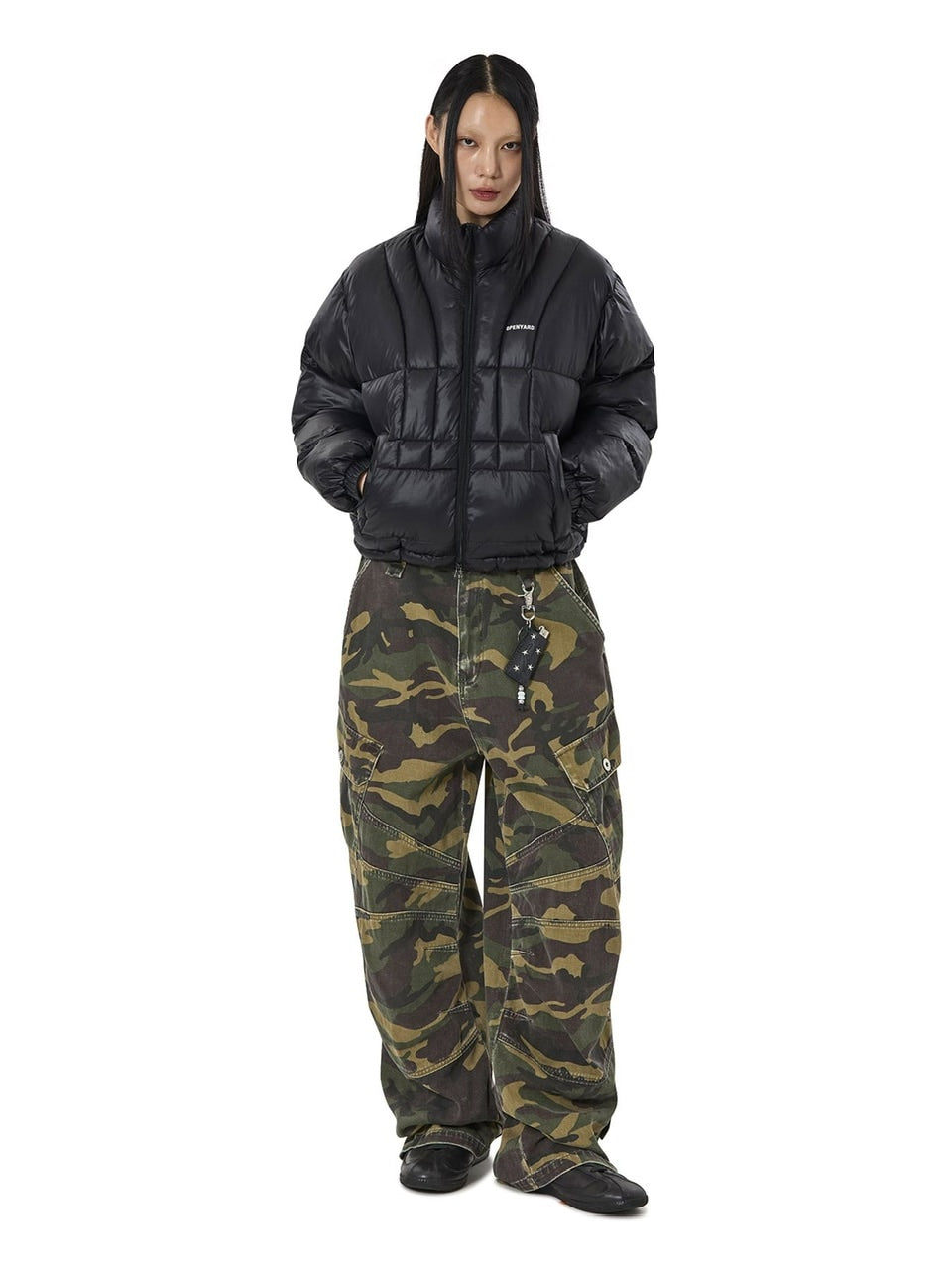 【OY】VERTICAL PANEL PUFFER JACKET